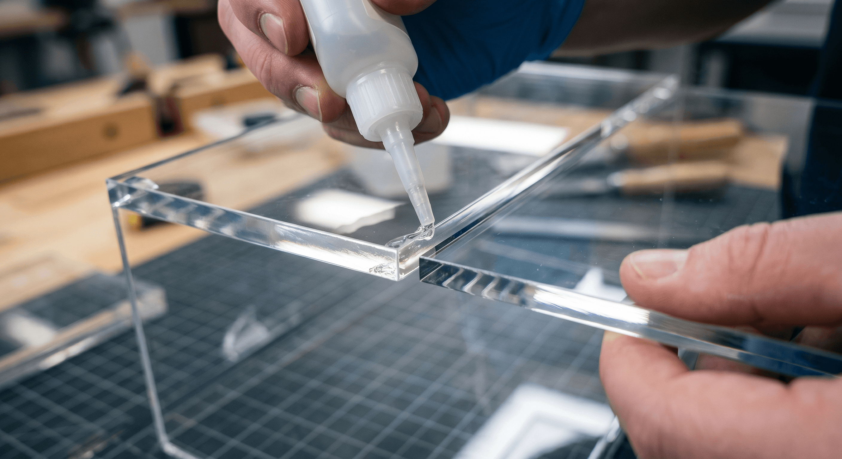 BlinkFix industrial application for Acrylic bonding