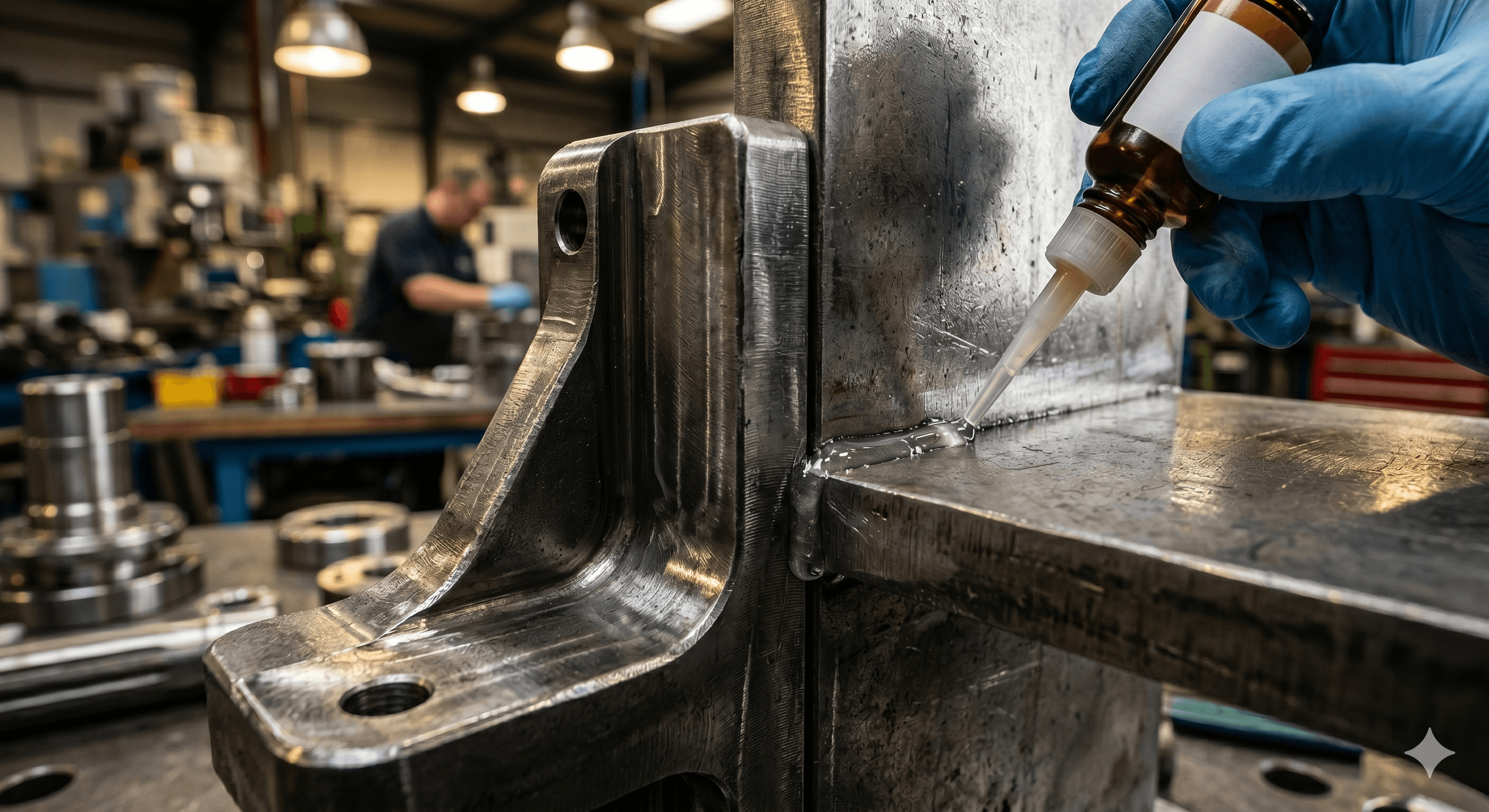 BlinkFix industrial application for Metal Parts bonding