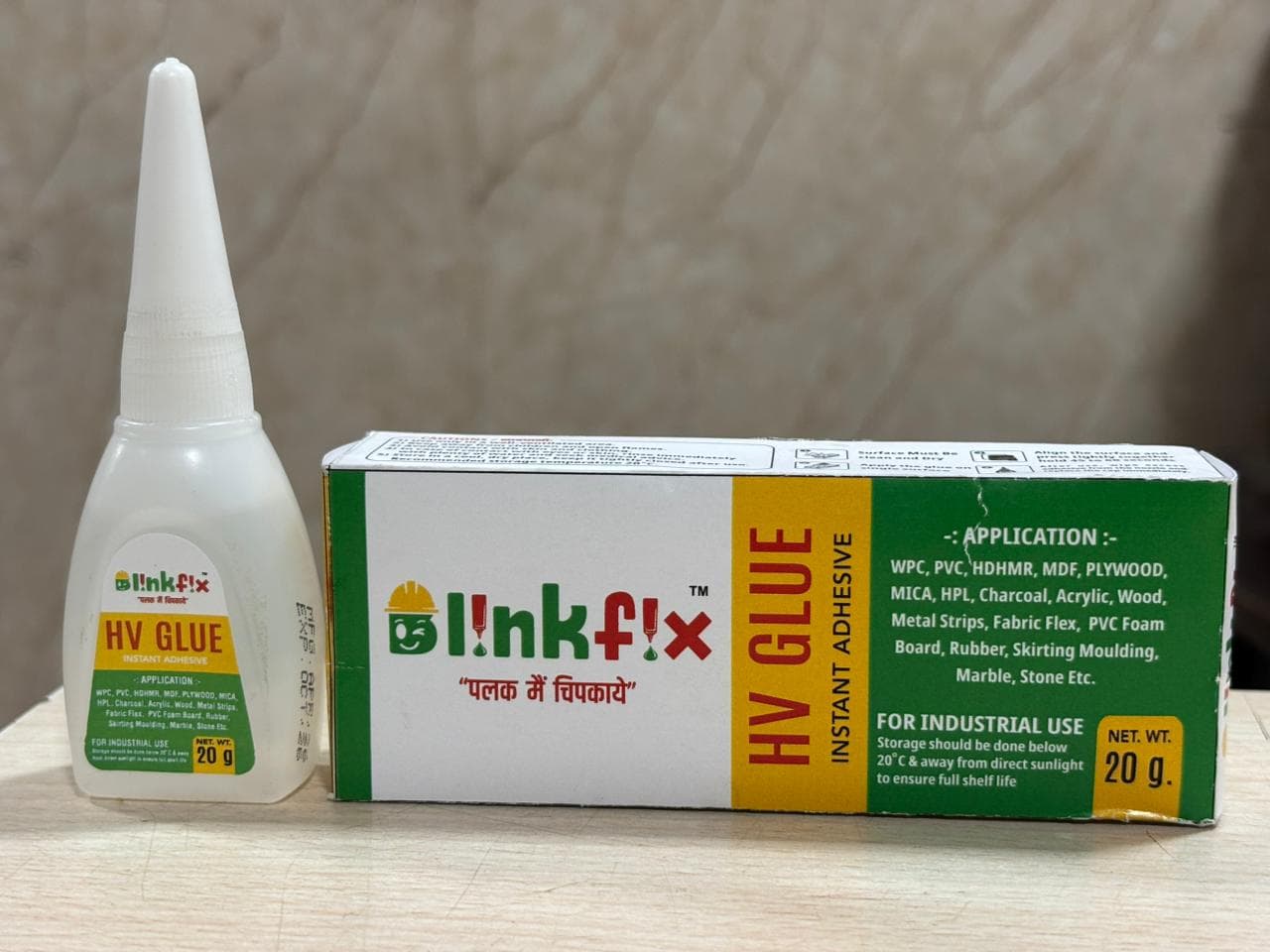 BlinkFix 20g Precision Pack - High Viscosity Industrial Glue packaging