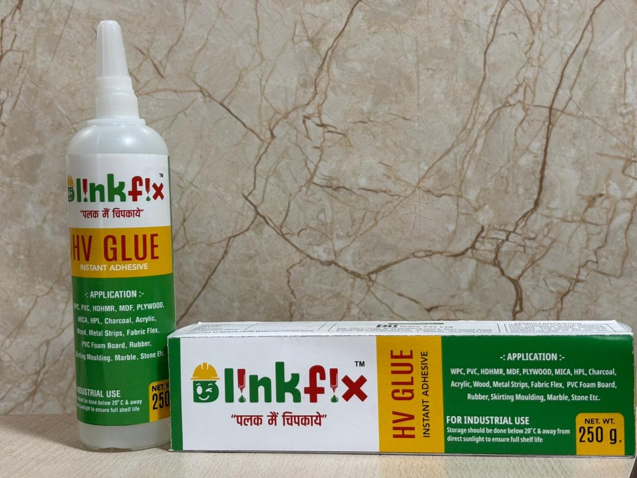 BlinkFix 250g Industrial Pack - High Viscosity Industrial Glue packaging