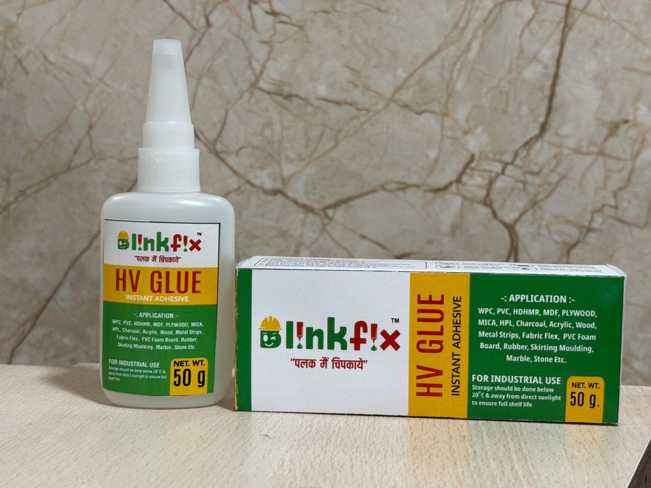 BlinkFix 50g Standard Pack - High Viscosity Industrial Glue packaging